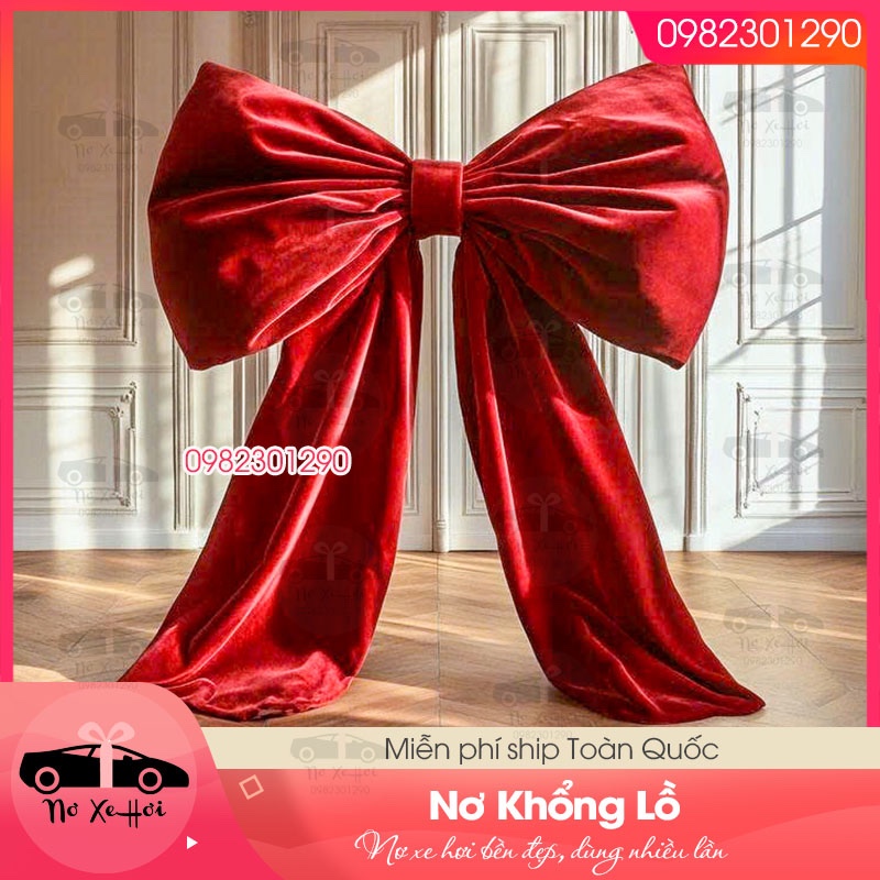 Nơ khổng lồ nổi bật với kích thước siêu bắt mắt