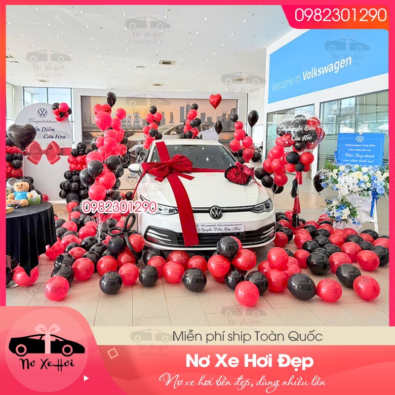 Kệ hoa lụa bàn giao xe hơi sử dụng được lâu dài