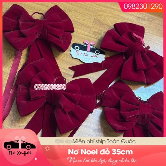 Nơ trang trí Noel - Giáng Sinh ấn tượng